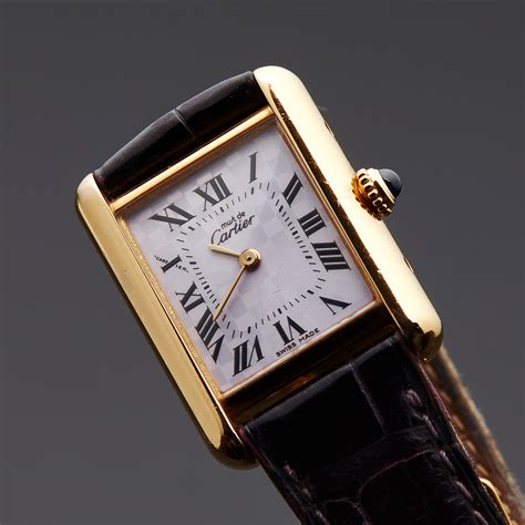 cartier tank must de cartier vermeil|cartier tank pre owned.